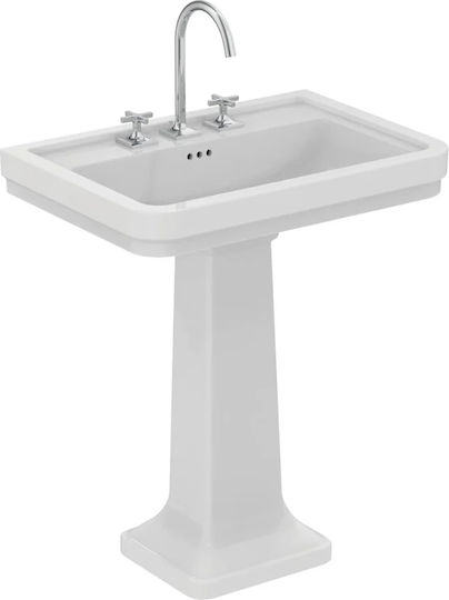 Ideal Standard Επικαθήμενος Νιπτήρας Πορσελάνης 71.5x50x17.5cm Λευκό Γυαλιστερό