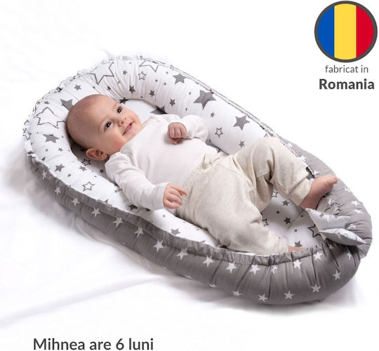 Kidizi Pernă pentru bebeluși în formă de cuib Albastru 50x90buc Kidizi Pernă pentru bebeluși în formă de cuib Albastru 50x90buc