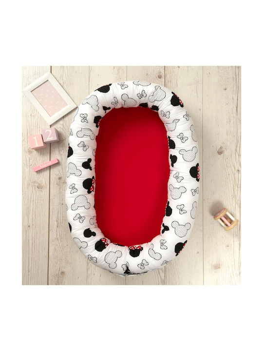 Kidizi Baby Nestkissen Rot 50x95cm