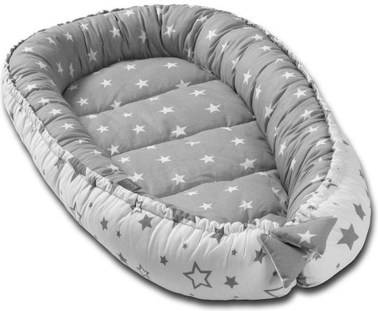 Kidizi Pernă pentru bebeluși în formă de cuib Galaxy Grey 30x70buc