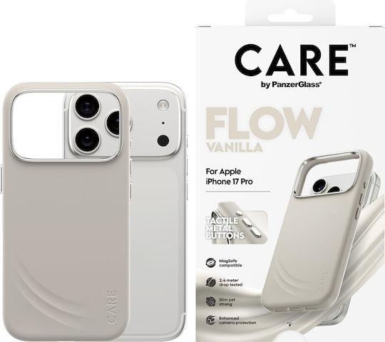 Care By Panzerglass Feature Flow Case Vanilla W Magsafe Iphone 17 Pro