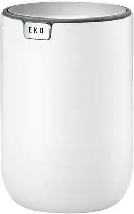 Eko Waste Bin Waste Plastic White 1.5lt 1pcs