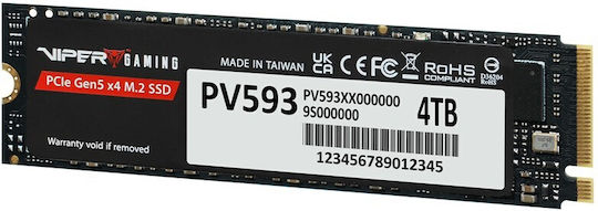 Patriot Viper PV593 SSD 4TB M.2 mit PCI Express 5.0 Kommunikationsprotokoll