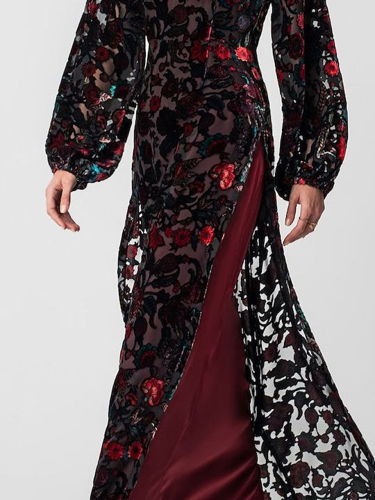 Rochie De Seară Burgundy