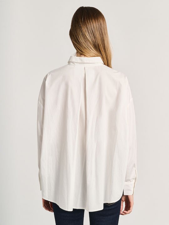 Women's Long Sleeve Shirt White