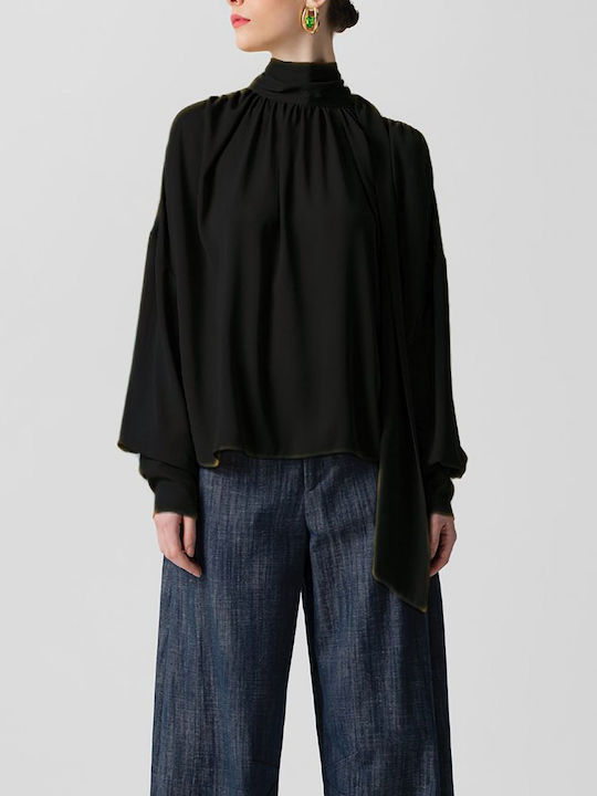 Women's Long Sleeve Shirt Black