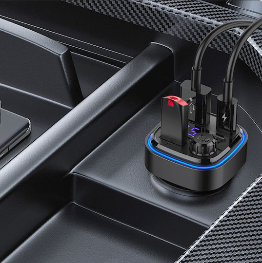 Recci FM Car Transmitter with Bluetooth / USB