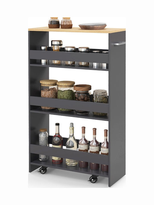 Επιδαπέδιο Ντουλάπι Γκρι 47.5x20x80.5εκ.
