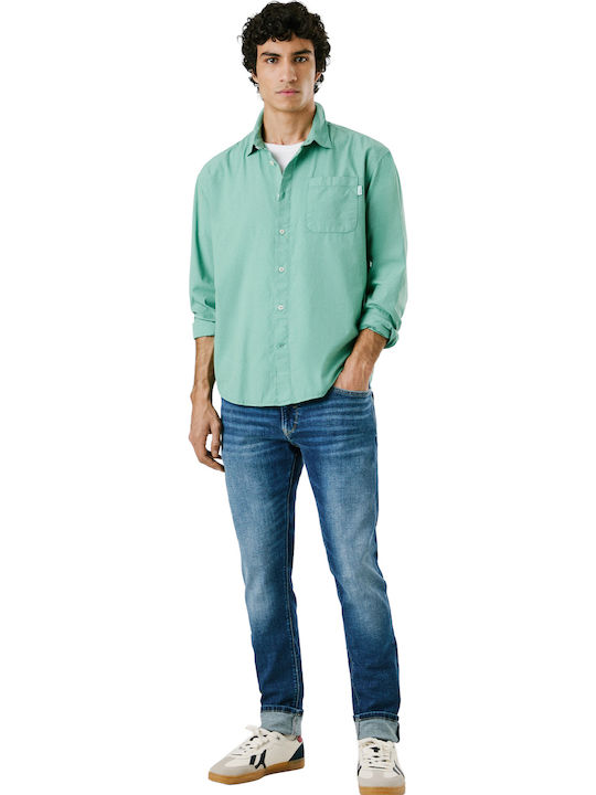 Μακρυμάνικo Πουκάμισο Sage Green