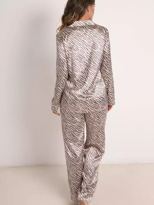 Bonatti Winter Damen Pyjama-Set Braun