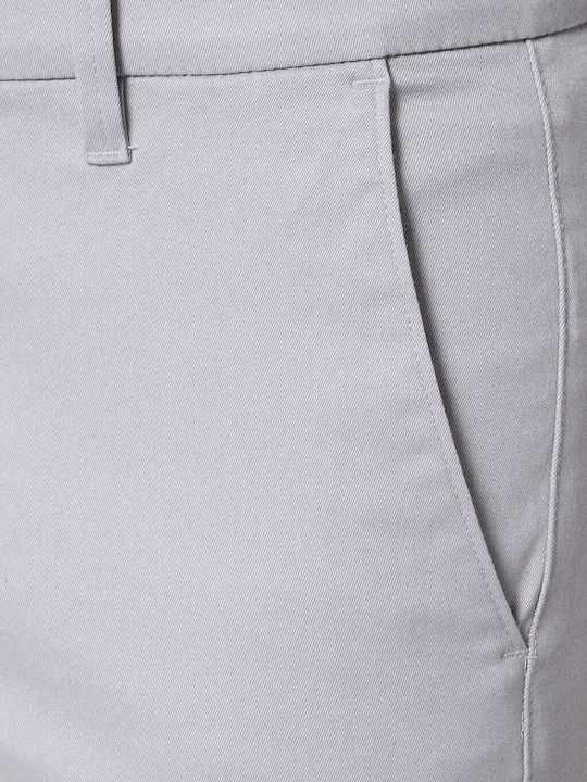 Pantaloni Chino cu Croială Slim Gray