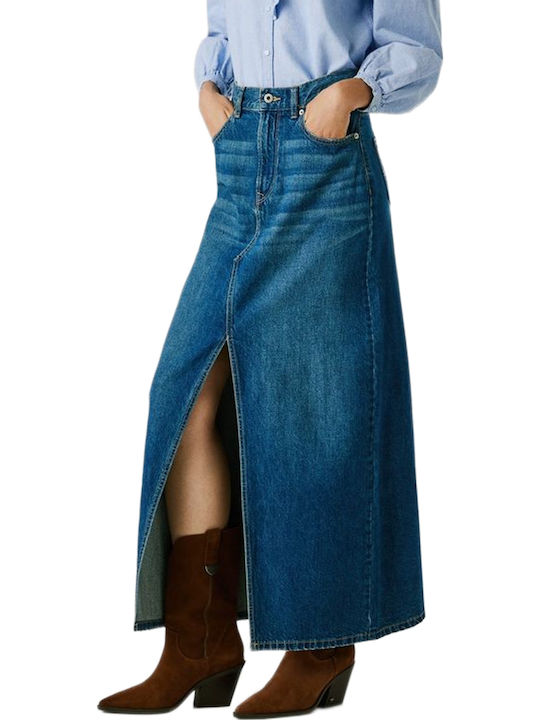 Denim Maxi Skirt