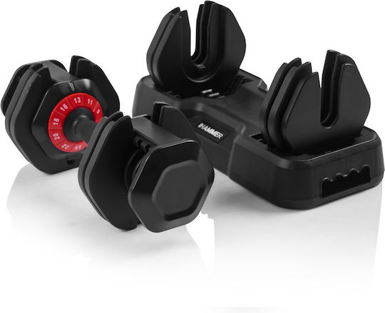 Hammer Dumbbell 1x 25kg with Stand