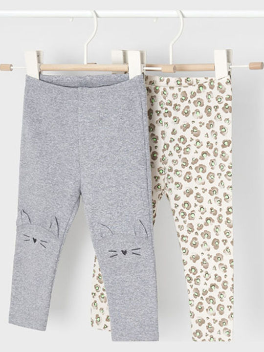 Set Kinder Leggings Lang Gray Ecofriends
