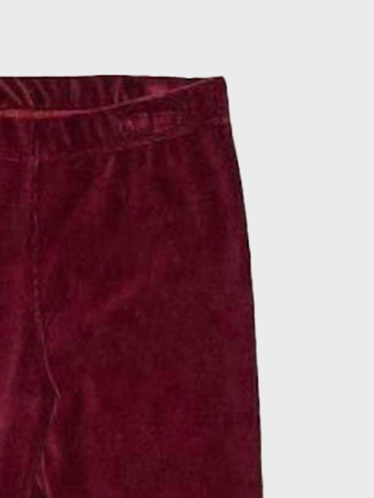 Kinder Leggings Lang Burgundisch