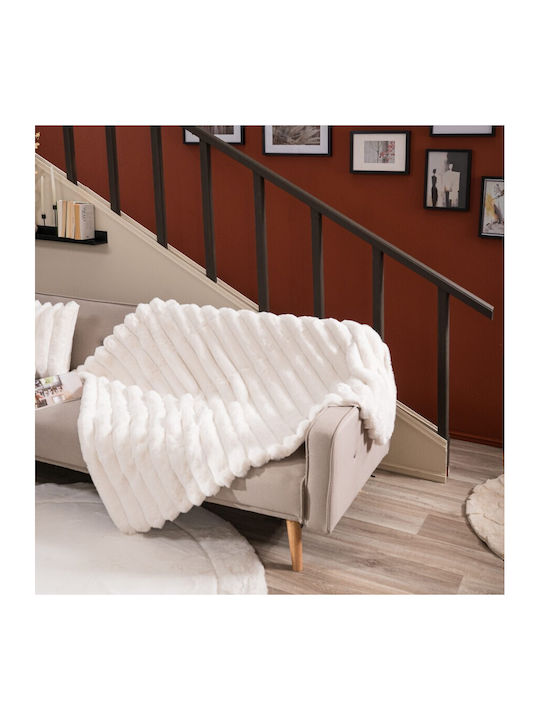 Teoran Wave Ριχτάρι Πολυθρόνας Γούνινο 127x152εκ. 01