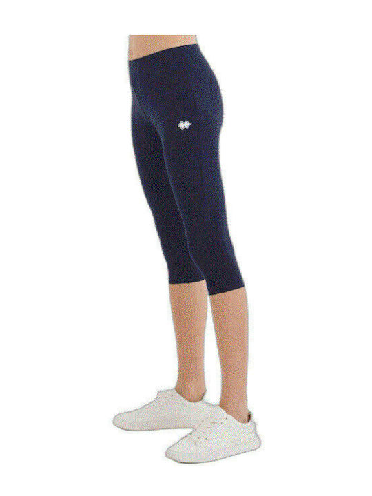 Essential Running Women's Capri Leggings Navy Blue