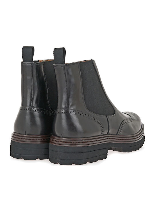 Damentliche Chelsea-Stiefel Schwarz