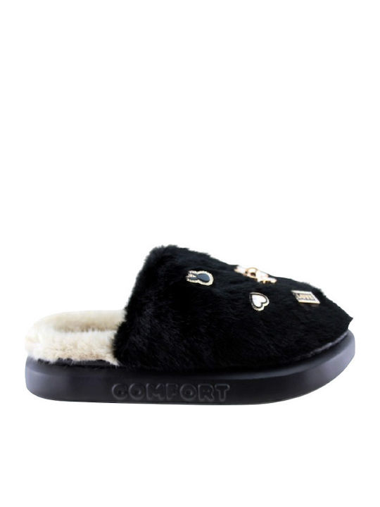 Winter Women's Slippers Black