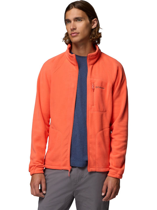 Fast Trek Ii Full Ανδρική Ζακέτα Fleece Πορτοκαλι