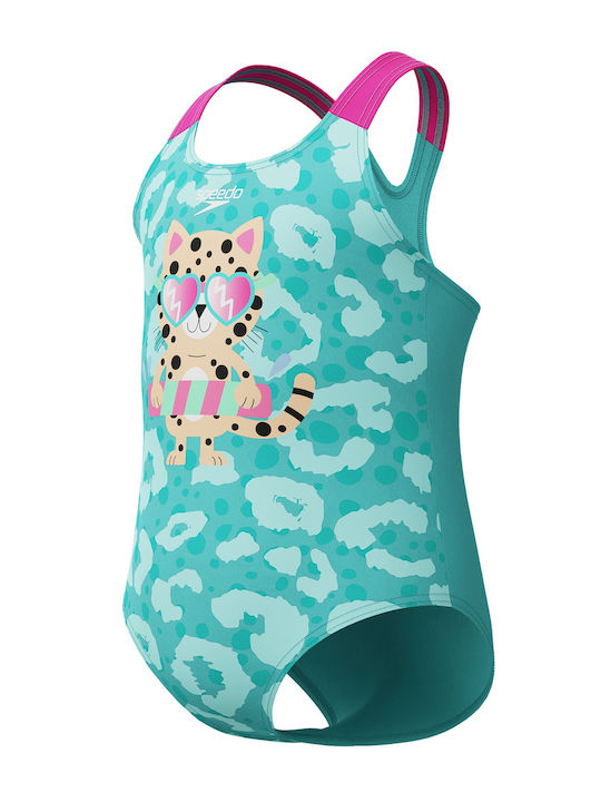 Speedo Kinder Badeanzug Einteilig Turquoise