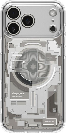 Spigen Ultra Hybrid MagSafe Umschlag Rückseite Silikon Neo One Clear (iPhone 17 Pro)