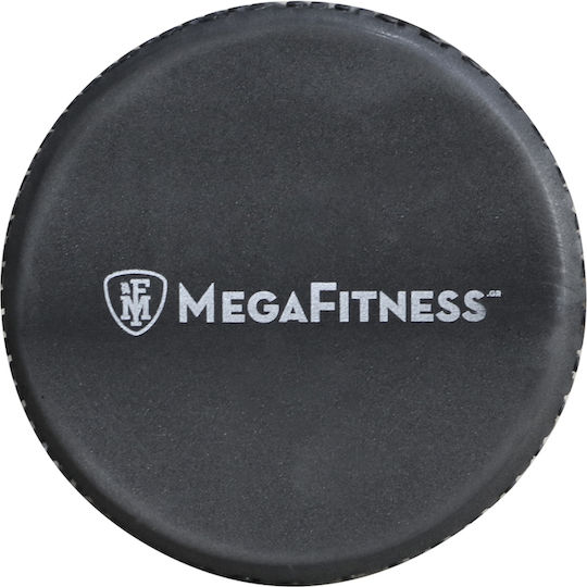 MegaFitness Κύλινδρος Μασάζ Μαύρος 15cm