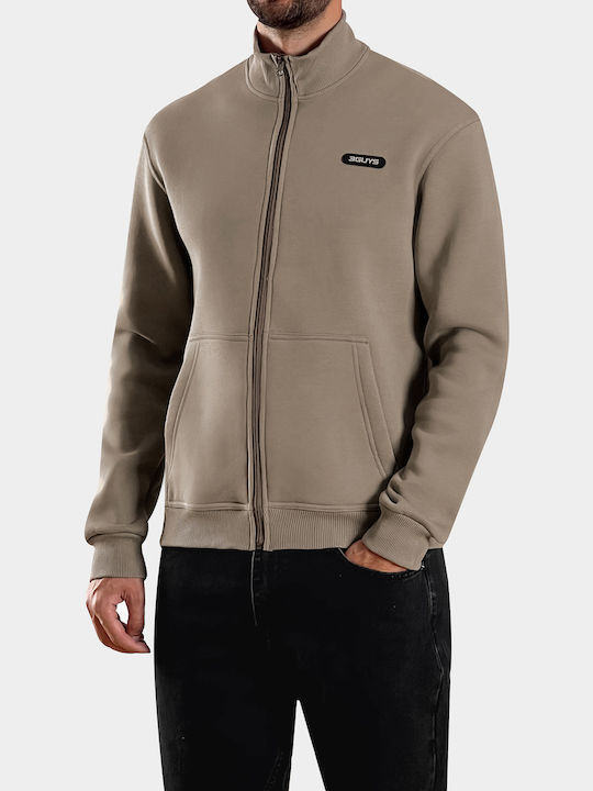 Sweatshirt with Hood Stone Grey