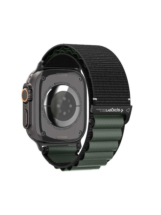 Spigen Wbf1 Curea Negru Verde (Apple Watch 44/45/46/49 mm - Spigen)