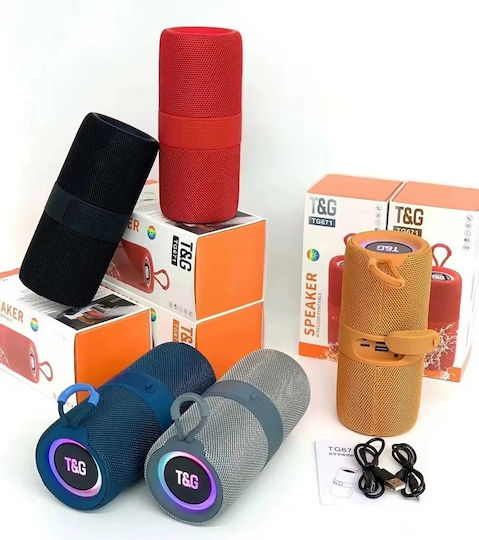 T&G Ηχείο Bluetooth 10W με Ραδιόφωνο και Διάρκεια Μπαταρίας έως 2 ώρες Μαύρο TG-671