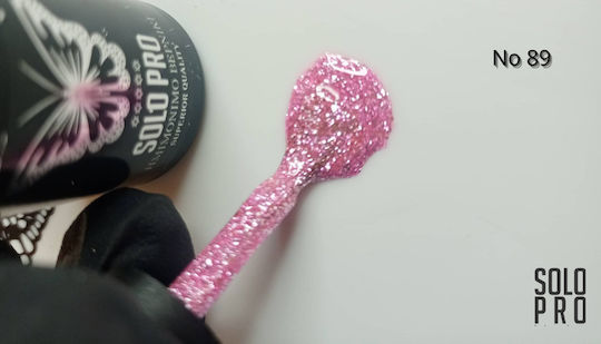 Solo Pro Хибриден Лак за Нокти 89 с Glitter 12мл 1бр