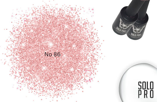 Solo Pro Ημιμόνιμο Βερνίκι Νυχιών 86 με Glitter 12ml