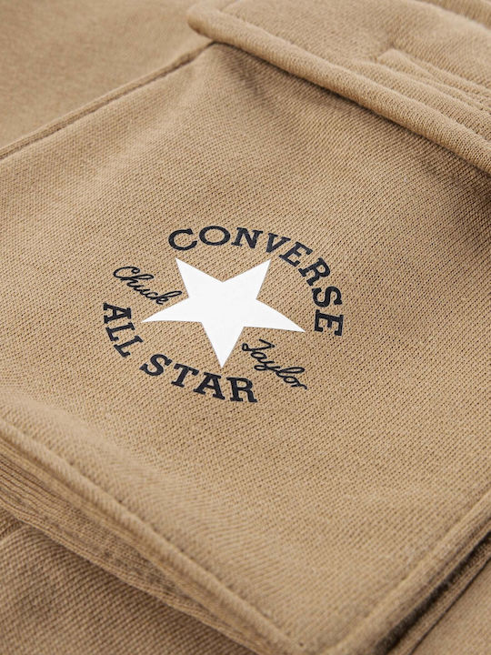 Παιδικό Παντελόνι Φόρμας Καφέ Patch
