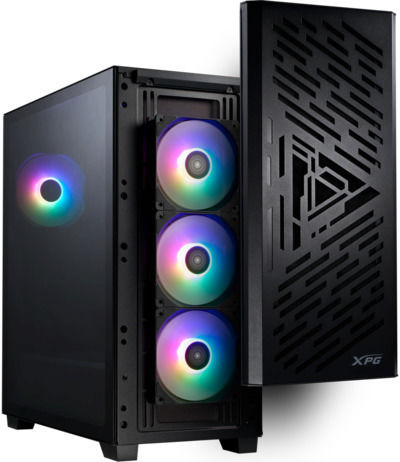 Adata XPG Lander 501 Gaming Midi Tower Κουτί Υπολογιστή με Πλαϊνό Παράθυρο Μαύρο
