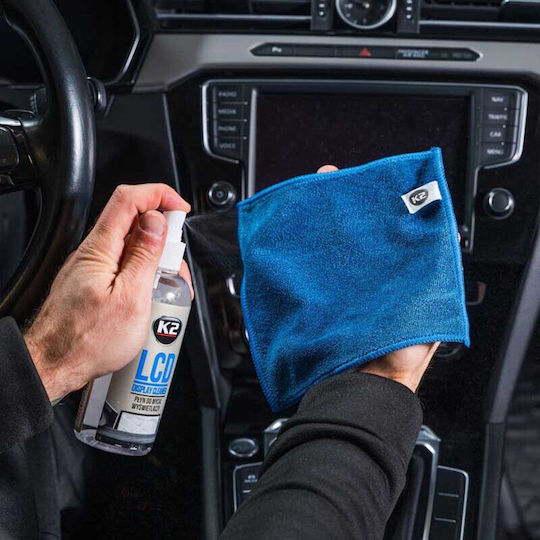 K2 Cloths Microfiber Cleaning Car Blue 15x15cm 5pcs
