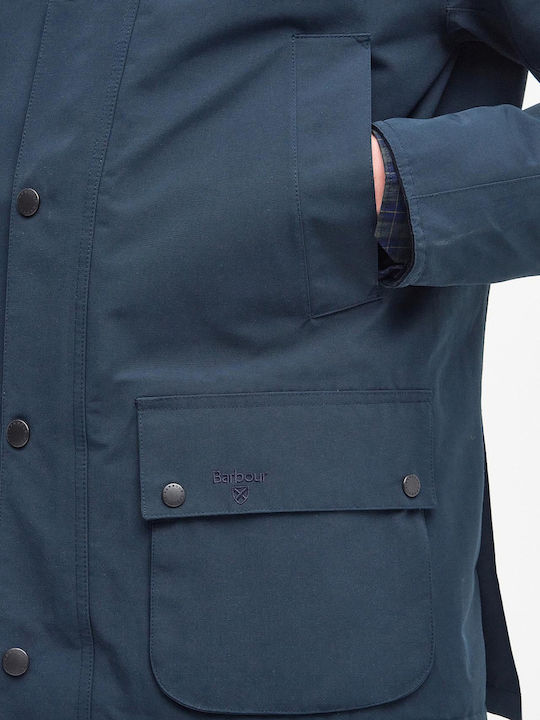 Ashby Μπουφάν Puffer Αδιάβροχο Classic Navy