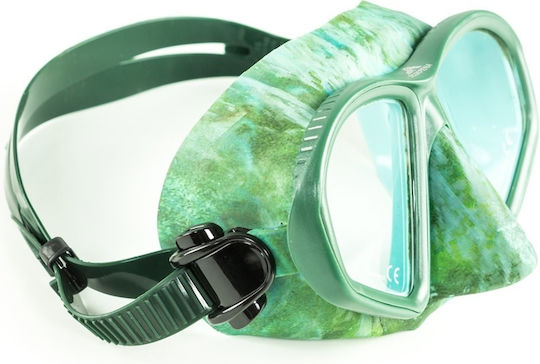 Scorpena Μάσκα Θαλάσσης Σιλικόνης Πράσινη