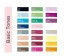Colop Kaala Fine & Chisel 24 Markers Basic Colors 1mm