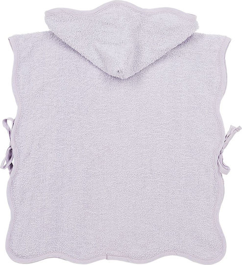 Meyco Πόντσο Μπάνιου Terry Wavy – Soft Lavender – 1-3 Years