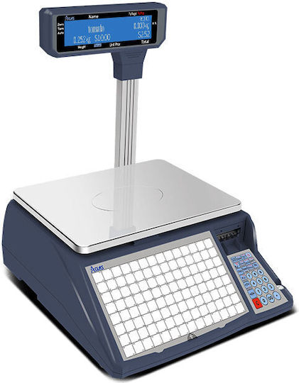 Aclas Retail Scale with Label Printing Capability with Weighing Capacity of 30kg and Division 10gr