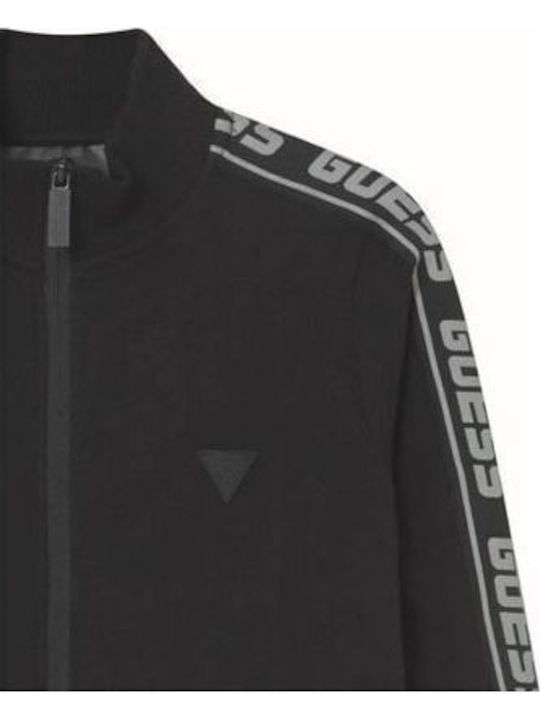Kids Sweatshirt Cardigan with Pockets Black