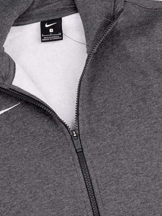 Athletic Kids Sweatshirt Cardigan Cotton with Hood Gray Park 20