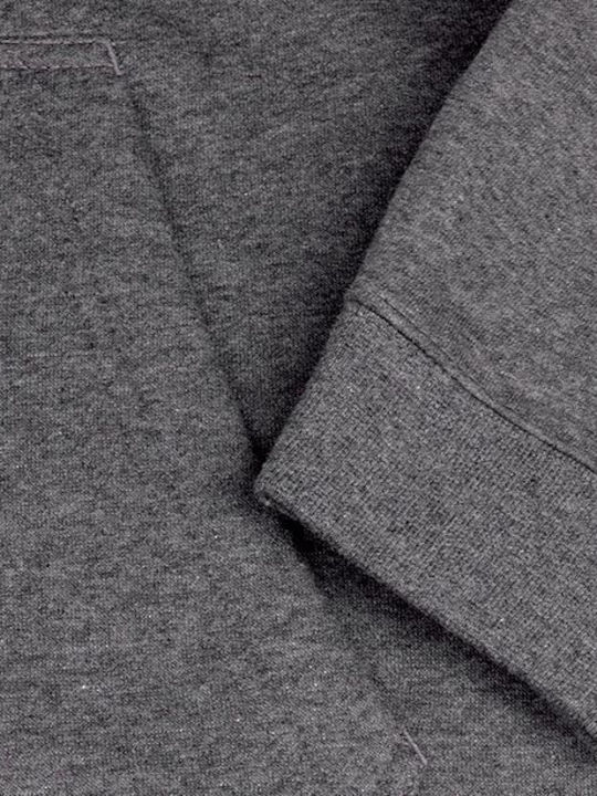 Athletic Kids Sweatshirt Cardigan Cotton with Hood Gray Park 20