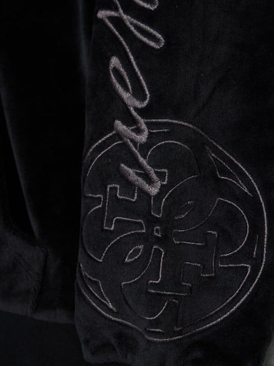 Kids Sweatshirt Cardigan with Hood Black