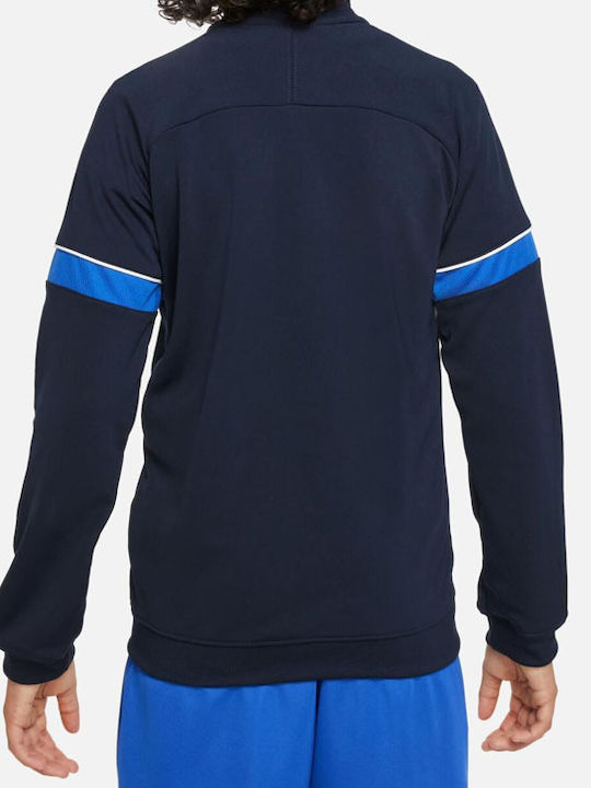 Αθλητική Παιδική Ζακέτα Dri-Fit Πλεκτή Navy Μπλε Academy 21