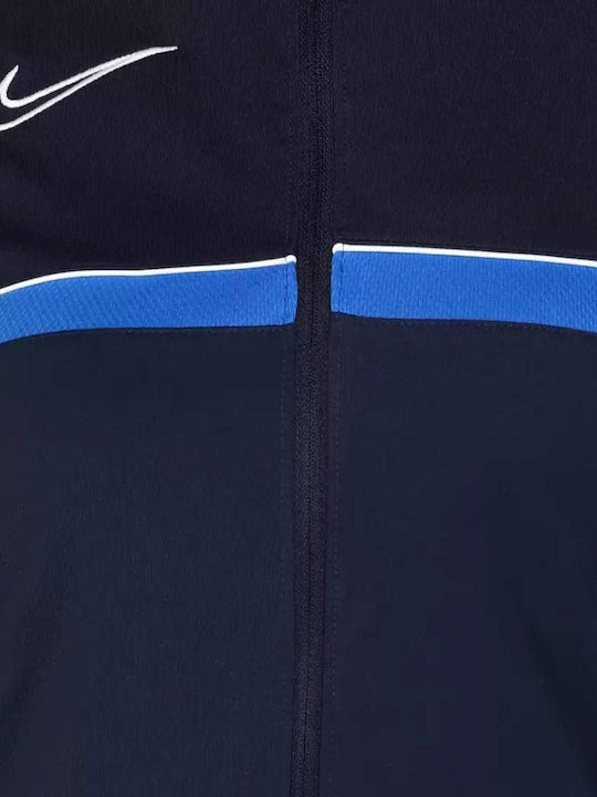 Αθλητική Παιδική Ζακέτα Dri-Fit Πλεκτή Navy Μπλε Academy 21