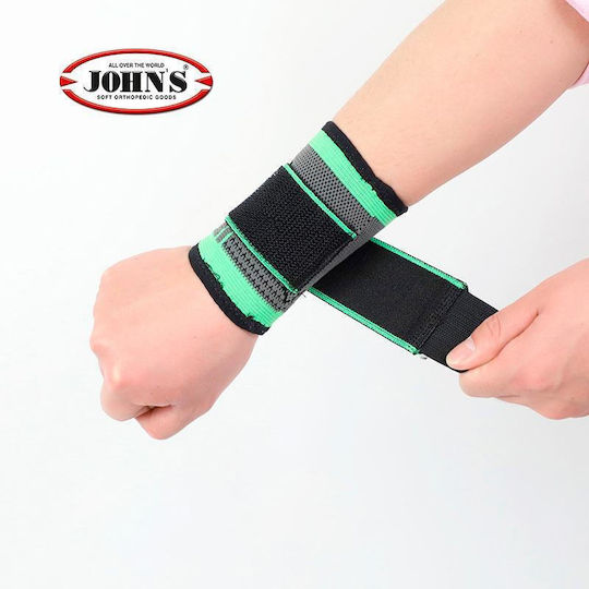 Johns Elastisch Handgelenkstütze in Grün Farbe 22350