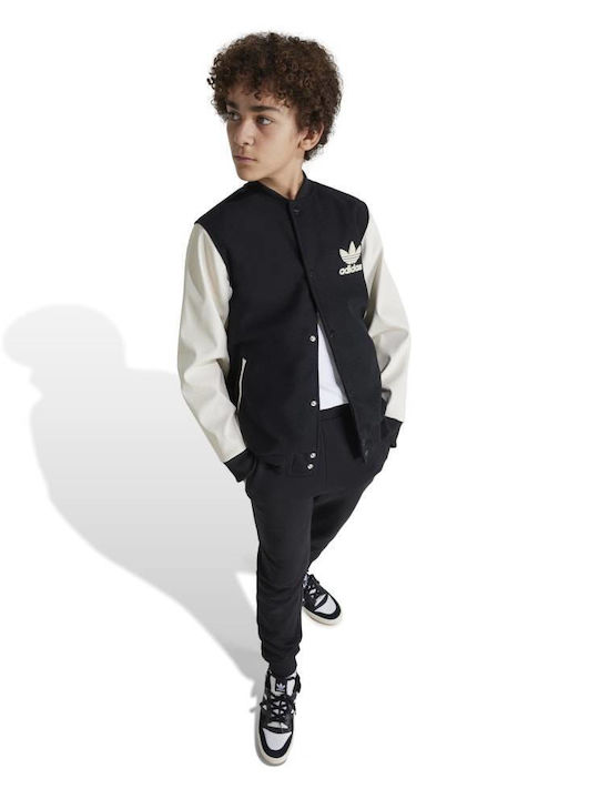 Kids' Sports Jacket Black Vrct