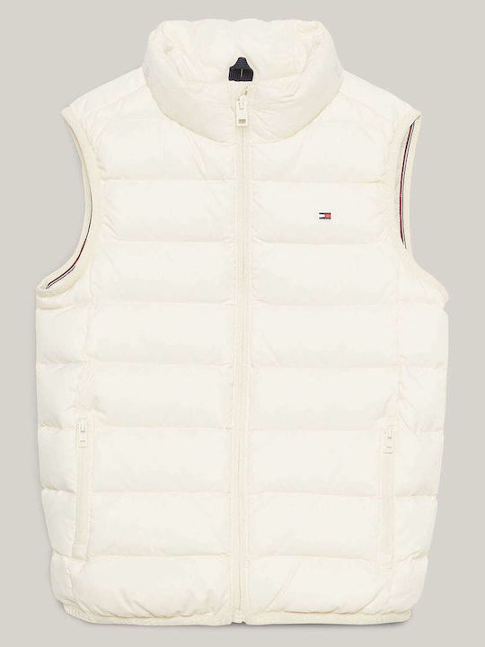 Geacă Casual Fără Mâneci Ecru Pentru Copii ESSENTIAL LIGHT DOWN