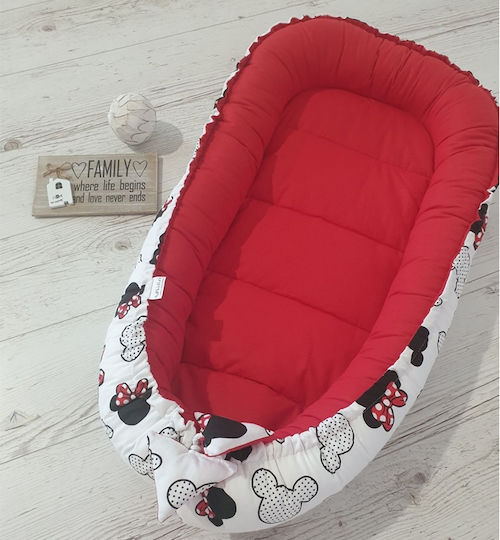 Kidizi Baby Nestkissen Rot 50x90cm